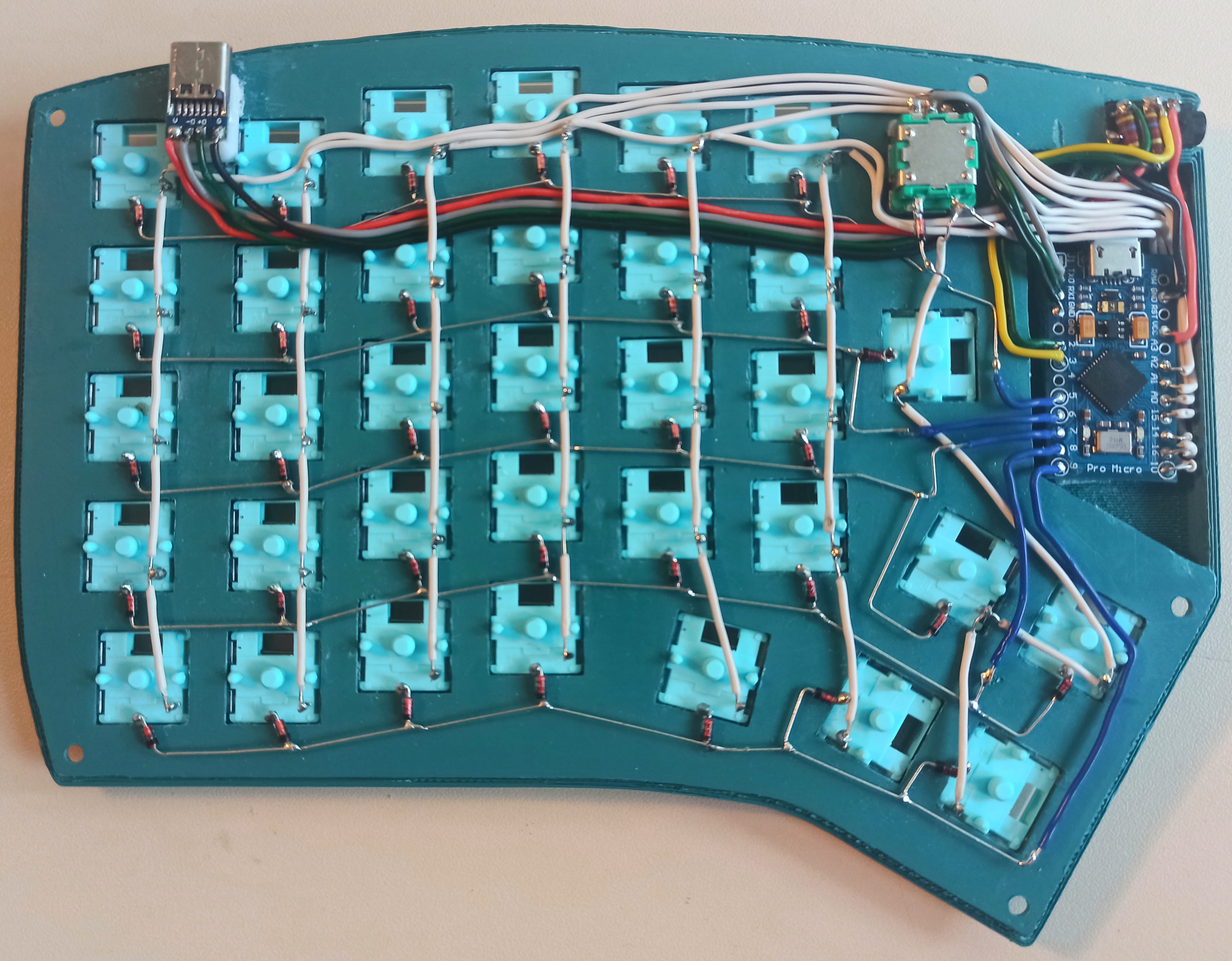 Finished Left Side Wiring